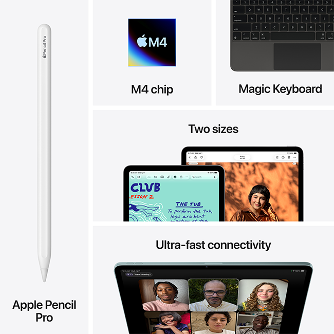 Apple iPad Air 11-inch (M4) 2026 - Blue  (Product view 9)