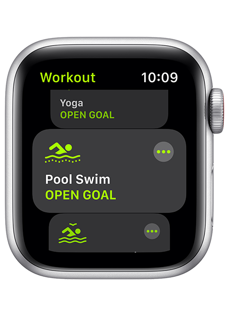 Apple Watch SE - 40mm - Silver Aluminum Deep Navy Sport  (Product view 4)