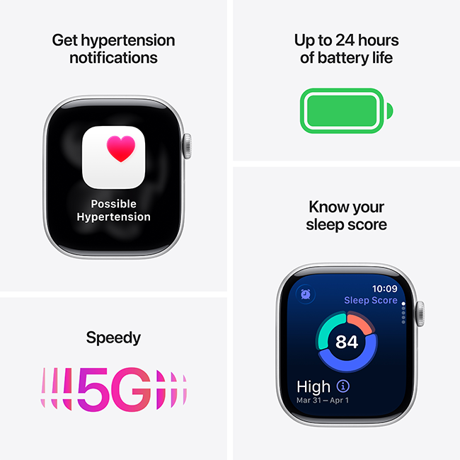 Apple Watch Series 11 46mm - Gold Titanium Light Blush Sport Band S-M  (Product view 3)