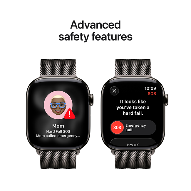 Apple Watch Series 11 46mm - Slate Titanium Slate Milanese Loop M-L  (Product view 6)