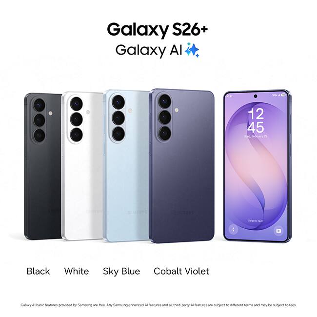 Samsung Galaxy S26+ - Black  (Product view 3)