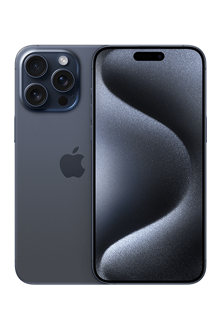 Apple iPhone 15 Pro Max - Blue Titanium  (Product view 1)