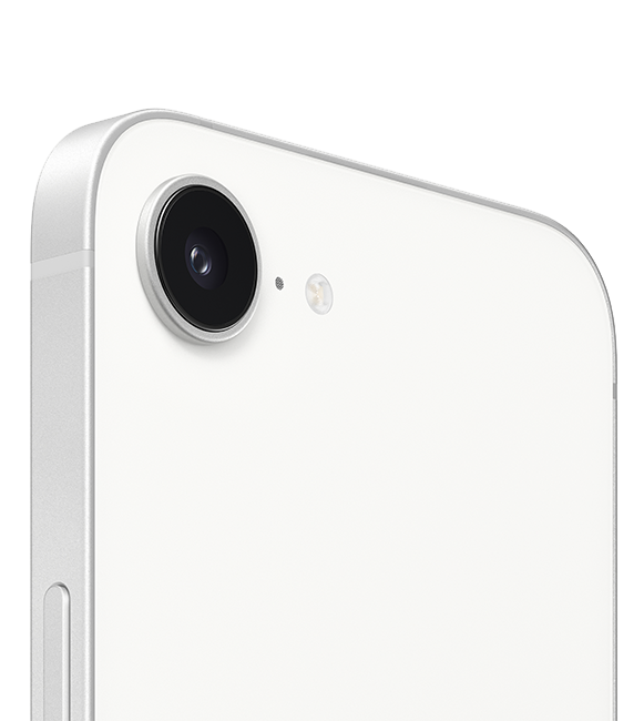 Apple iPhone 16e - White  (Product view 4)