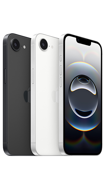 Apple iPhone 16e - White  (Product view 4)