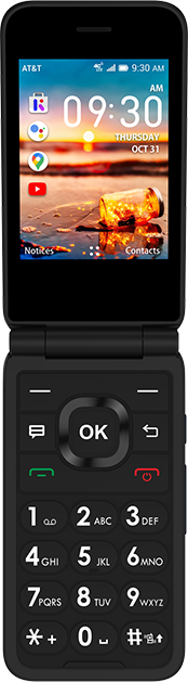 AT&T Cingular Flip IV - Black  (Product view 1)