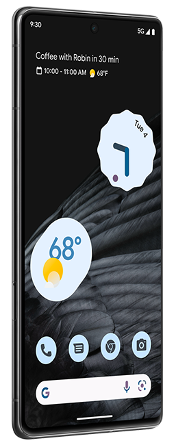Google Pixel 7 Pro - Obsidian  (Product view 2)