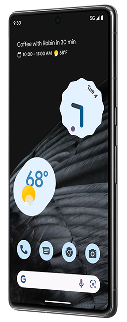 Google Pixel 7 Pro - Obsidian  (Product view 3)