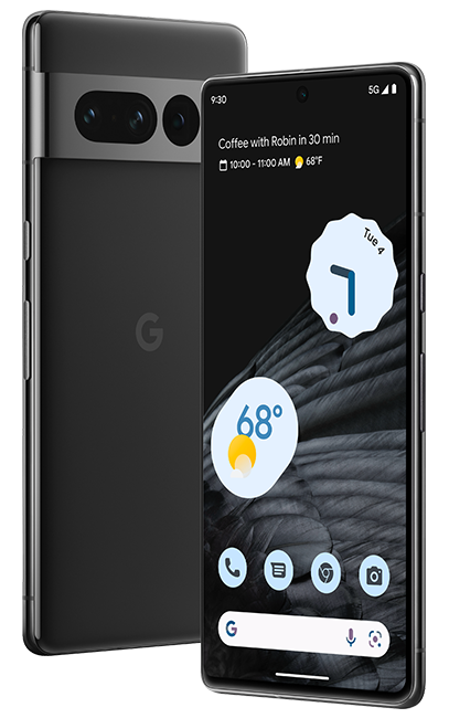 Google Pixel 7 Pro - Obsidian  (Product view 8)