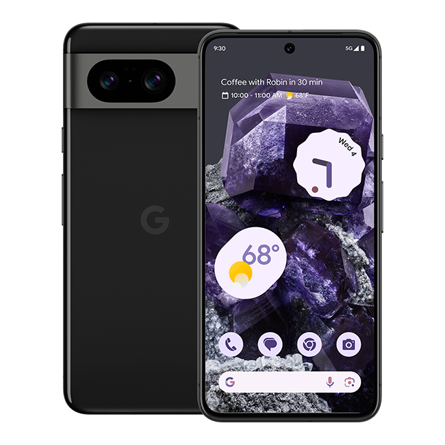 Google Pixel 8 - AT&T PREPAID - Obsidian  (Product view 1)