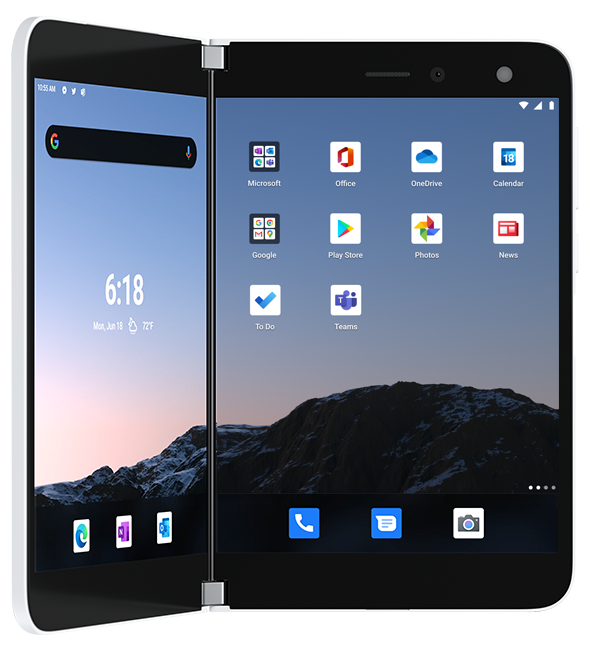Microsoft Surface Duo - Glacier  (Product view 2)
