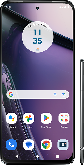 Motorola moto g stylus 5G - 2023 - Cosmic Black  (Product view 1)