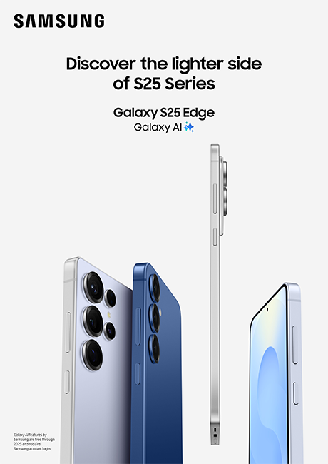 Samsung Galaxy S25 Edge - Titanium Jetblack  (Product view 6)