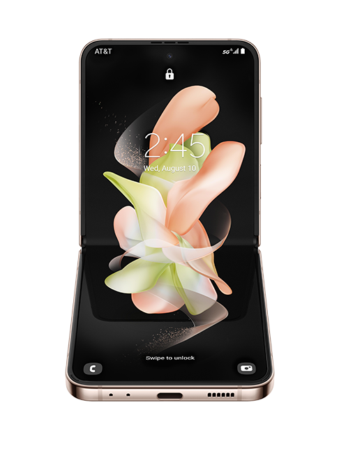 Samsung Galaxy Z Flip4 - Pink Gold  (Product view 2)