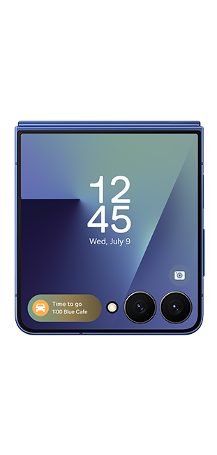 Samsung Galaxy Z Flip7 - Blue Shadow  (Product view 2)