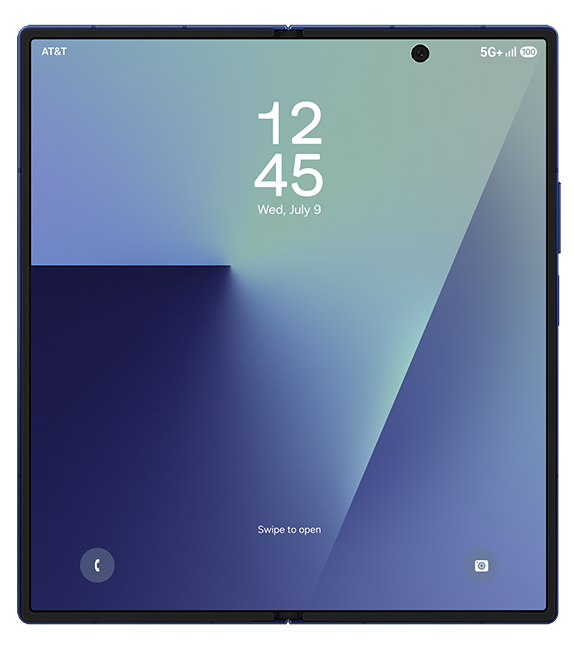 Samsung Galaxy Z Fold7 - Blue Shadow  (Product view 2)