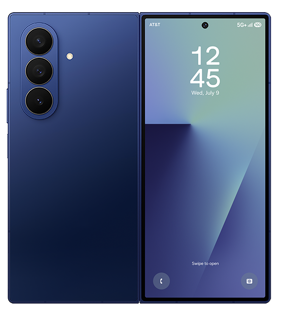 Samsung Galaxy Z Fold7 - Blue Shadow  (Product view 4)