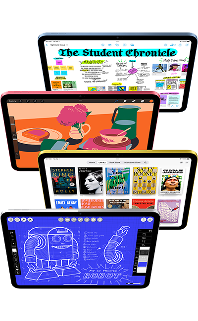 Apple iPad (A16) 2025 - Silver  (Product view 3)