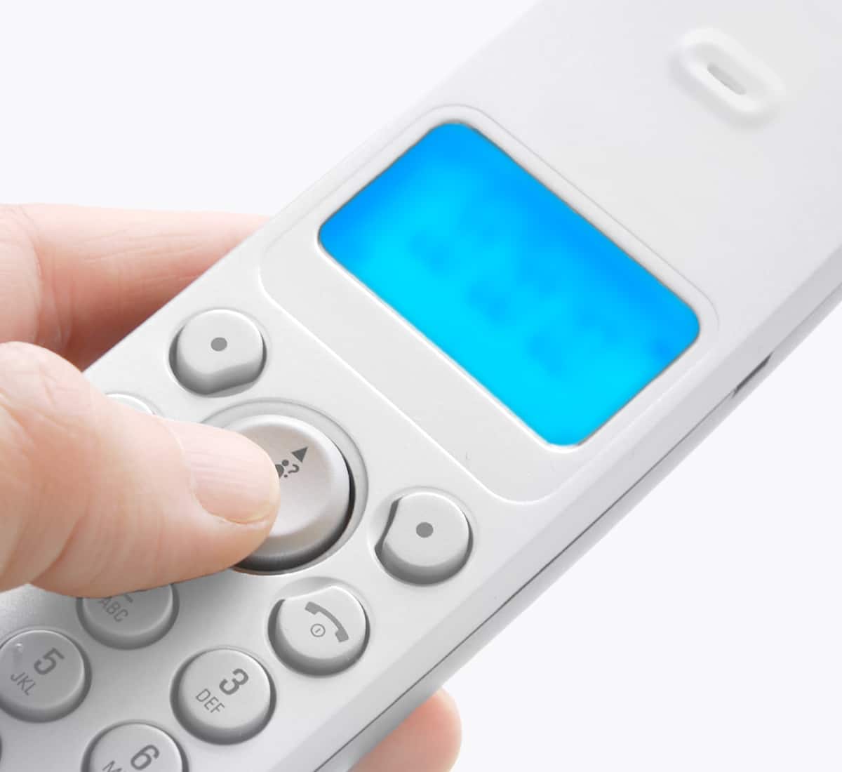 A person using a phone