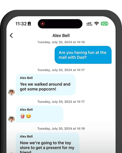 Check the contacts on your kids