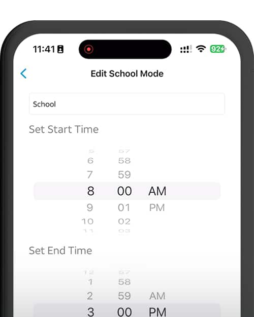 Keep eye on your kids message